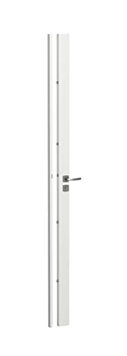 Cerradura protectora de 41 HDI+ 4 puntos GA 65 x 35 tornillos 70 ASSA ABLOY 4 llaves – blanco Muze cromado terciopelo – derecha – 28467000