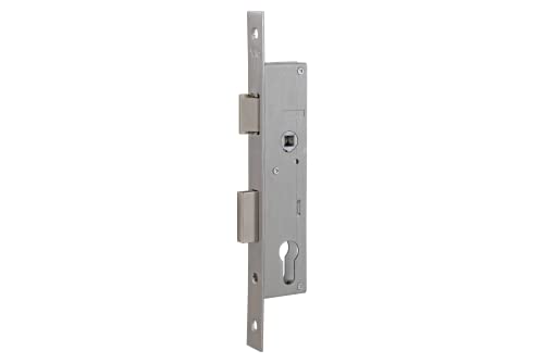 Yale 5000YSC25INOX Cerradura monopunto de perfil estrecho y palanca deslizante 5000 Inoxidable Entrada 25 mm 5000