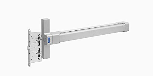 Tesa Assa Abloy, TOP1E808GG, Barra Antipánico de embutir TOP1E, Gris-Gris