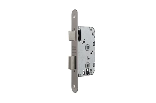 Tesa Assa Abloy Cerradura de Embutir para Puertas de Madera, Acero Niquelado, 50mm