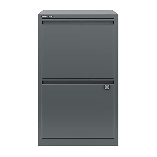 BISLEY Archivador de hogar, Metal, Gris Antracita, Talla única