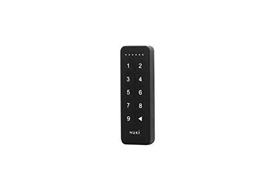 Nuki Keypad, cerradura inteligente con código, extensión smart para el Nuki Smart Lock, cerrar para códigos de acceso de 6 dígitos, abrepuertas con código, cerradura bluetooth, Nuki Smart Home