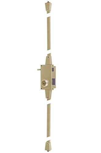 Tesa Assa Abloy TS30T6IAE Cerradura Multipunto de Sobreponer, Acero Esmaltado