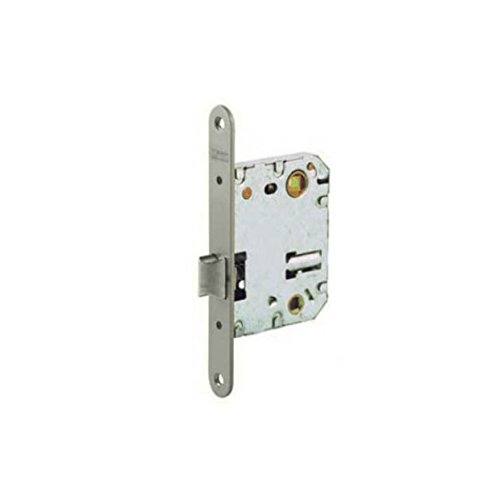 Tesa Assa Abloy 134U5RHN Picaporte Unificado Para Puertas de Madera Niquelado Entrada 50 mm, Frente Redondo 134U