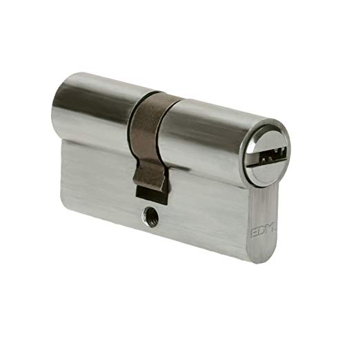 EDM 85180 Bombin Niquel Leva Corta R13 con 5 Llaves Seguridad Incluidas, Multicolor, 60 mm