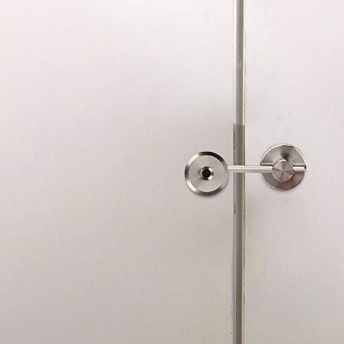 Syrisora Cerradura de Puerta Cerradura de Inodoro Indicador de Privacidad Cerradura de Puerta Cerradura Indicadora de Ocupación Libre para Baño Público WC Baño