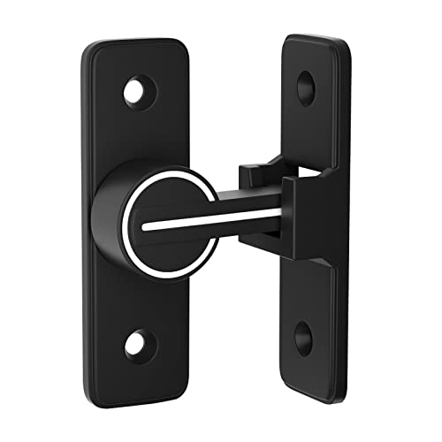 Cerradura Puerta Corrediza Perno Portátil: Cerradura De Puerta Puerta Móvil De 90 Grados Hebilla De Ángulo Recto Cerradura De Puerta Abatible - Con Pestillo Gancho Cerradura De Leva De Puerta Jardín