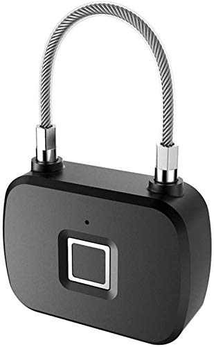 Cerradura puerta, Cerradura en U inteligente con huella dactilar, Candado sin llave semiconductor con aplicación Bluetooth, Cerradura seguridad antirrobo aleación zinc, Desbloqueo 0.1S, Carga USB, p