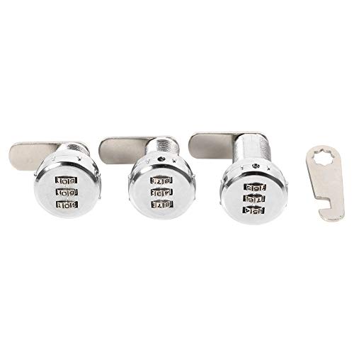 Delaman Cerradura de Combinación de 3 Dígitos - Cerradura de Codificación Lock para Buzón de Cajón del Gabinete (tamaño : 2# Coded Lock for 12~16mm)