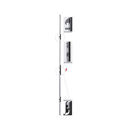 Cerradura Iseo Art. 72 g5513528 Performa eléctrica multipunto entrada 35 de ponerse.Frontal a u mm. 2300 X 24 X 6 de acero inoxidable E35