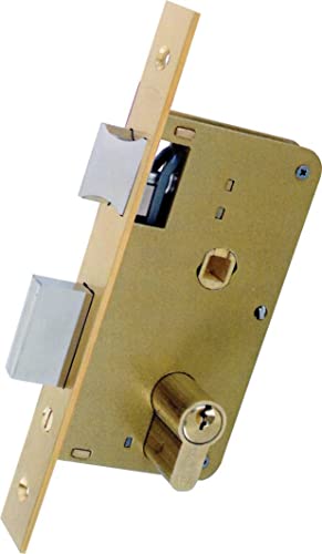 Ezcurra M29372 - Cerradura embutir hierro latonado 3100-40