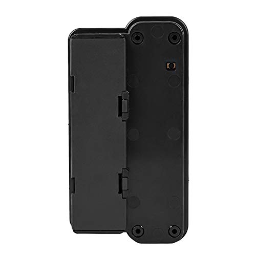 Salaty Cerradura de Huellas Dactilares, Cerradura integrada Cerradura de Puerta de Entrada sin Llave Cerradura de Equipaje, Carga USB Electrónica Digital para Mochila Equipaje