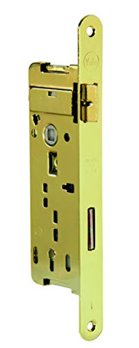 YALE Cerradura de embutir de puerta de madera ECO WC E45 LatónPulido