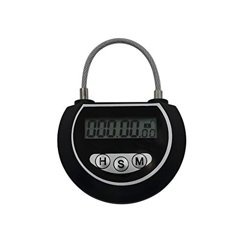 MPLERVEN - Candado de seguridad con temporizador electrónico para el comportamiento, ayuda de hábitos multiuso, bloqueo de juego electrónico, temporizador, bloqueo de viaje multifunción