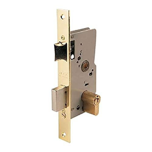 Tesa Assa Abloy 40104PHL Cerradura 2010/40 HL S/Bomb, Hierro Latonado, Entrada 40 mm