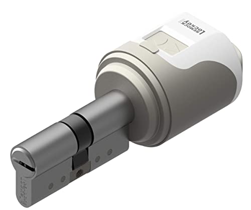 Cerradura electrónica inteligente Remock Lockey Magic con cilindro 30x40 Níquel
