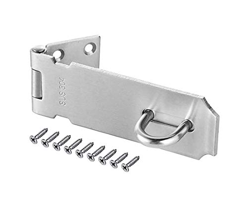 Repuhand Candado Cerrojo Cierre de Candado de Acero Inoxidable con Tornillos Cerradura de Cobertizo ，Candado para Puerta,Ventana, Armario,Jaula de Mascota, Accesorios de Montaje