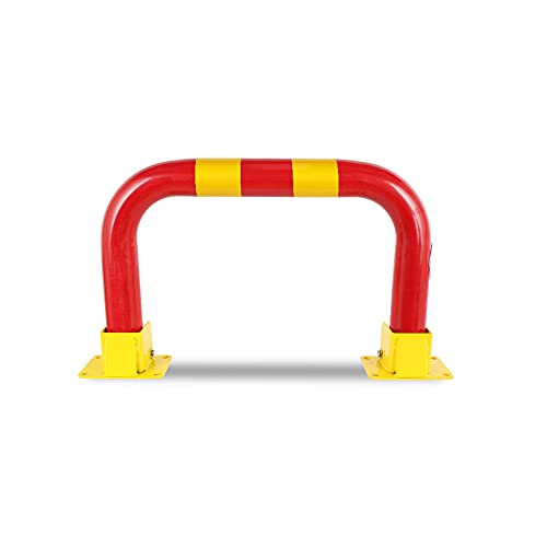 Columna de estacionamiento, cerradura de estacionamiento anticolisión engrosada, columna de estacionamiento anti-ocupación, utilizada en garajes, estacionamientos, etc. / rojo / 60×35cm