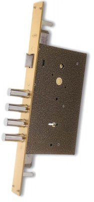 Ezcurra-Esko - Cerradura laton 843 b barras redondas
