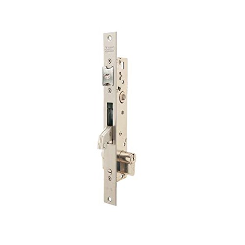 Tesa Assa Abloy 4240253NI Cerradura Monopunto De Palanca Basculante Para Perfiles Metálicos Inoxidable Entrada 25 mm 2240