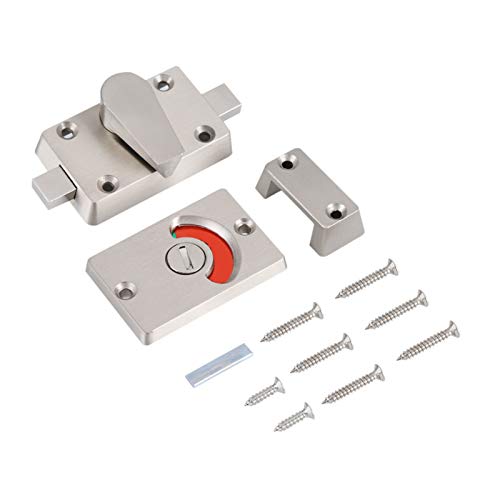 Indicador Perno de Privacidad Cerradura de Puerta Vacante Tornillos Enganchados Baño Inodoro Ocupado Cerradura de Puerta, Cerradura de Puerta Libre, Cerradura de Puerta de Baño,