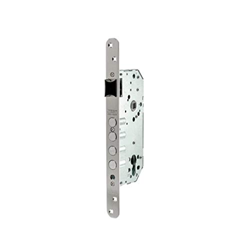 Tesa Assa Abloy R20BR566NCerradura De Seguridad Monopunto de Embutir Para Puertas Niquelado Cilindro 30 x 30 mm R20BR