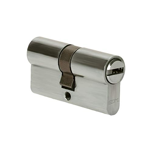 EDM 85174 Bombin Niquel Leva Larga R15 con 5 Llaves Seguridad Incluidas, Multicolor, 60 mm