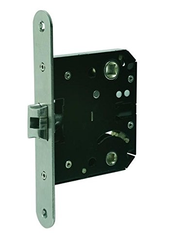 Tesa Assa Abloy 134UP50AI Picaporte Unificado Para Puertas de Madera Inoxidable Entrada 50 mm, Frente Cuadrado 134UP