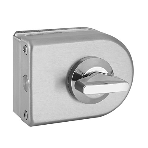 Cerradura de Puerta Inclinable de Acero Inoxidable Semicircular de Puerta de Cristal Frameless para Uso Casero Cuarto Baño Hotel