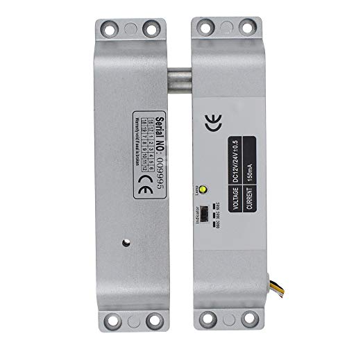 AMAO Cerradura de perno de descenso eléctrico DC 12V Fail Safe Cerradura de puerta electrónica para el sistema de seguridad de control de acceso con tiempo de retraso