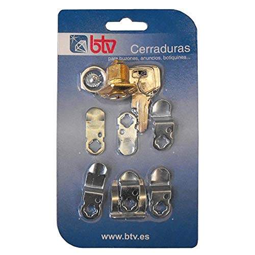 Btv M35223 - Cerradura buzon kit-2 oro