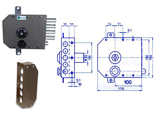 Mottura 49360 - Cerradura