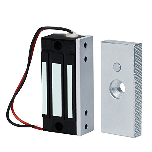 NN99 60KG / 132lbs Cerraduras Eléctricas Magneitc Electromagneitc Cerraduras para Sistema de Control de Acceso de Puertas Mini DC12V Cerradura Peque