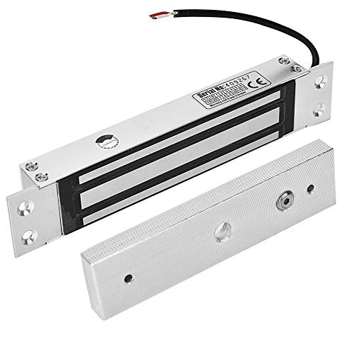 MAGT Cerradura electromagnética, eléctrico magnético Flush Cerradura electromagnética Monte Embedded DC 12V 180kg Fuerza de retención for el Control de Acceso de una Sola Puerta