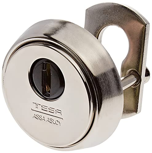 Tesa Assa Abloy E700L26LN Escudo de alta seguridad para puerta E700L, Laton Niquelado