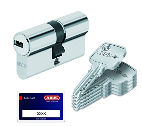 Abus 33460 - Cilindro de la puerta con llave, 35x40 mm, plateado