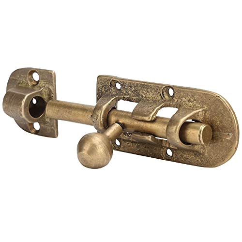 Pestillo de Puerta Vintage, Pernos de Puerta de Latón, Pernos de Ventana de Puerta Antiguos, Cerradura Deslizante de Hebilla, Accesorios de Hardware para El Hogar, para Puertas de Madera
