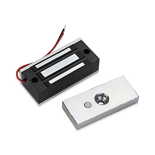 NN99 Cerradura magnética electrónica 60KG / 132lbs Sistema de control de acceso Cerraduras de puerta electromagnéticas de una sola puerta 12VDC