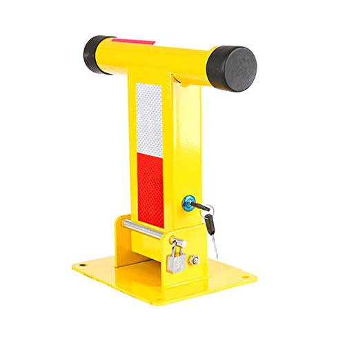 Cerradura de estacionamiento en forma de T Obstáculo Columna plegable y bolardo desmontable Montón engrosado Marcador de posición anticolisión Garaje dedicado Artefacto antiocupación de doble bloqueo