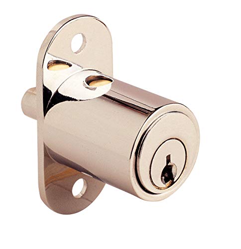 Aga P1470C014 - Cerradura de pulsador para bloqueo de puertas correderas. largo de 27mm.