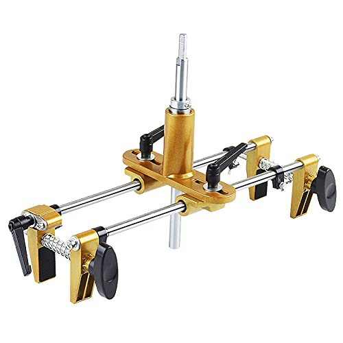 DUEBEL Kit de abridor de agujeros de bloqueo de puerta para instalación de puertas, kit de embutición de cerradura para puertas de madera, máquina de embutir cerradura de puerta, kit de instalación de