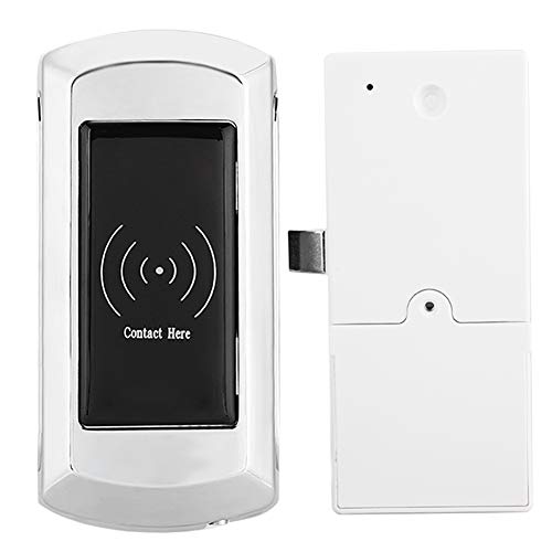 Cerradura Inteligente del Cajón, Aleación de Zinc Cerradura de Seguridad Electrónica con Tarjeta de Acceso para el Hogar, Hotel, Oficina, Gabinete