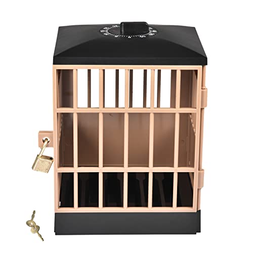 Cárcel para teléfono celular con bloqueo de temporizador Soporte para teléfono inteligente de oficina, caja de bloqueo con llave, bloqueo de celular para mantenerlo alejado de su teléfono