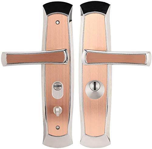Cerradura Puerta, Cerradura Inteligente S201, Cerradura Puerta con Tarjeta Llaves mecánicas, para Interiores, Oficina en casa, hoteles, Apartamentos, restaurantes, dormitorios