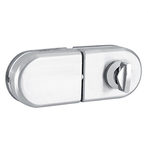 Cerradura de Seguridad Cerradura de Puerta de Cristal Unilateral Abierta Solo del Semicírculo de 10~12mm Cerradura Puerta Cristal el Uso Casero del Cuarto de Baño de La Oficina del Hotel