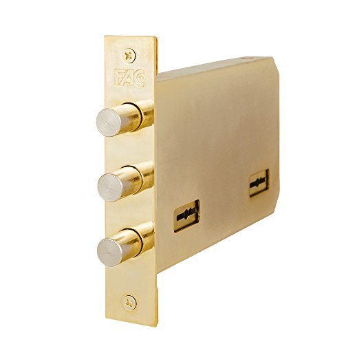 Fac seguridad 480b - Cerradura embutir madera 480-b doble amaestrada
