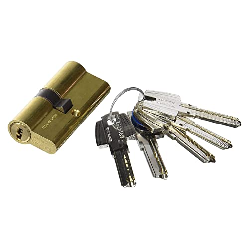 Tesa 3010153 - Cilindro de seguridad (latonado, 35 x 35 mm)