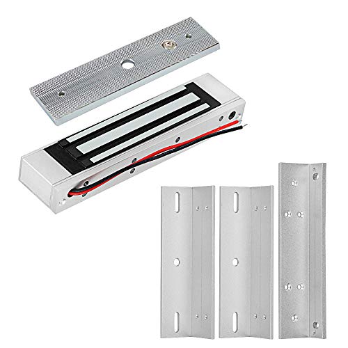 NN99 DC12V 180KG / 350lbs Cerraduras Magnéticas Electrónicas Cerraduras Electromagnéticas Control de Acceso Sistema de Cerradura de Puerta Impermeable + 180KG ZL Bracket