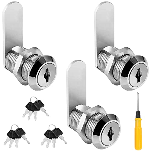 Cerradura Taquilla Vestuario 16mm 3pcs Bombin Buzon 12 De Llaves 1 Destornillador Cerradura Buzon Universal Cerradura Buzon Universal Cerradura Taquilla Cerradura Buzon