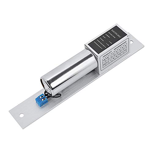 Sonew DC 12V Cerradura eléctrica de seguridad, electromagnético de control cerradura para el sistema de seguridad del hogar